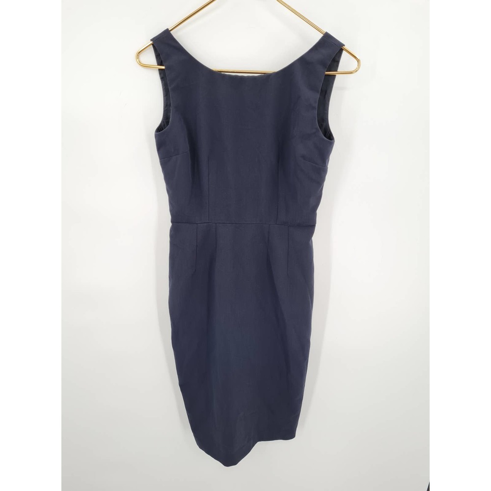 Breitling Navy Blue Employee's Sheath Dress Size 32 Made in EU